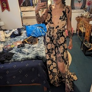 Reformation floor length floral dress
